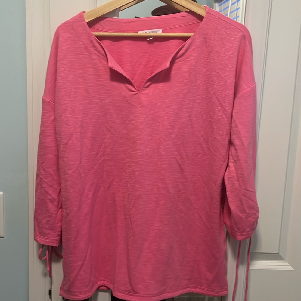 Shirt, pink, gently worn!
